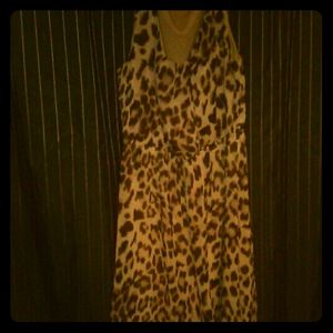 Leopard print dress